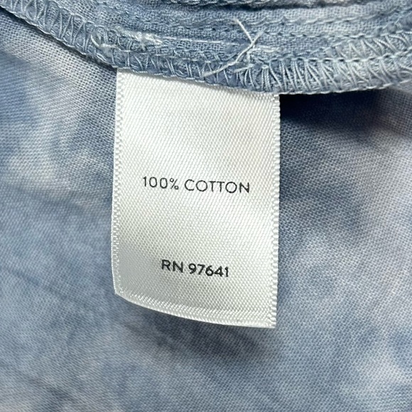 J. Jill -Pure Jill Blue/Gray Tie Dye Tunic Top with 3/4 Length Sleeves. Size XL. - Picture 6 of 7